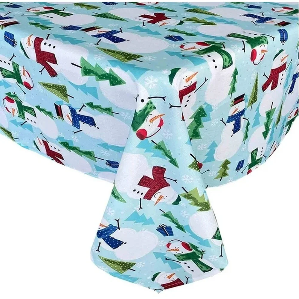 Printed Fabric Tablecloth, 70